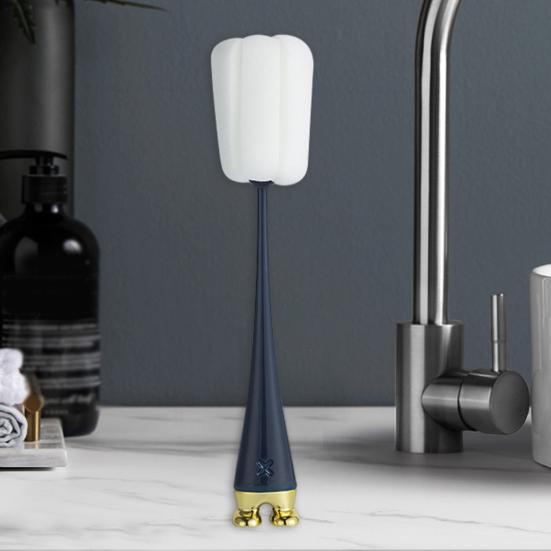 Cup Brush Stand-up Design Richly Foaming Extended Handle Easy Decontamination Dish Cleaning Brush Cup Cleaner Kitchen Accessories