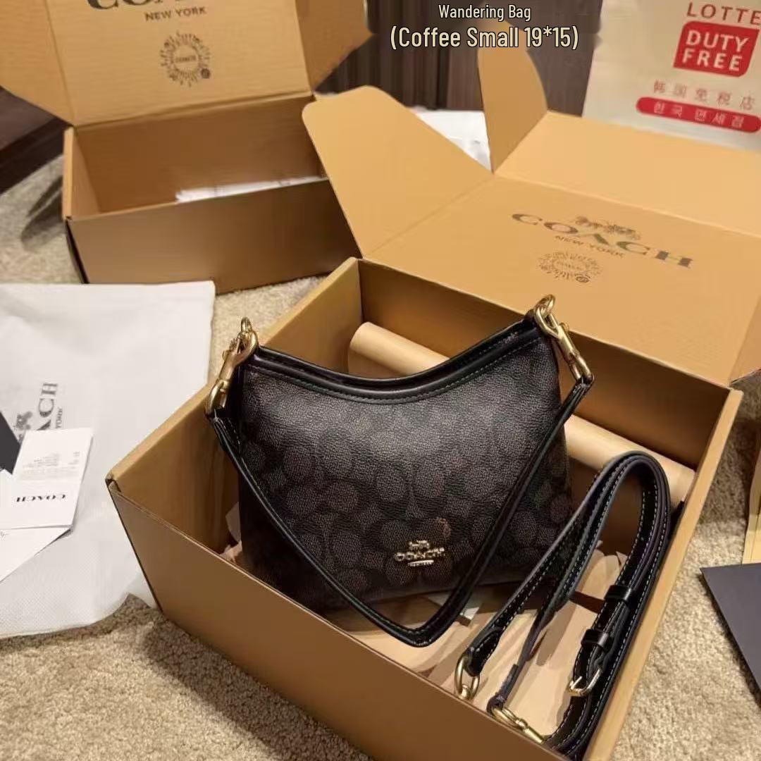 Мини-сумка-корзина Coach Laurel Hobo - Женская сумка через плечо и кроссбоди