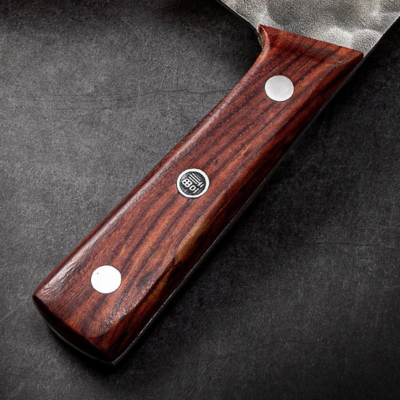 Kitchen Meat Cleaver Handmade Forged Butcher Knife Chef Slicing Peeling Cutter Cooking Knife for Household & Commercial