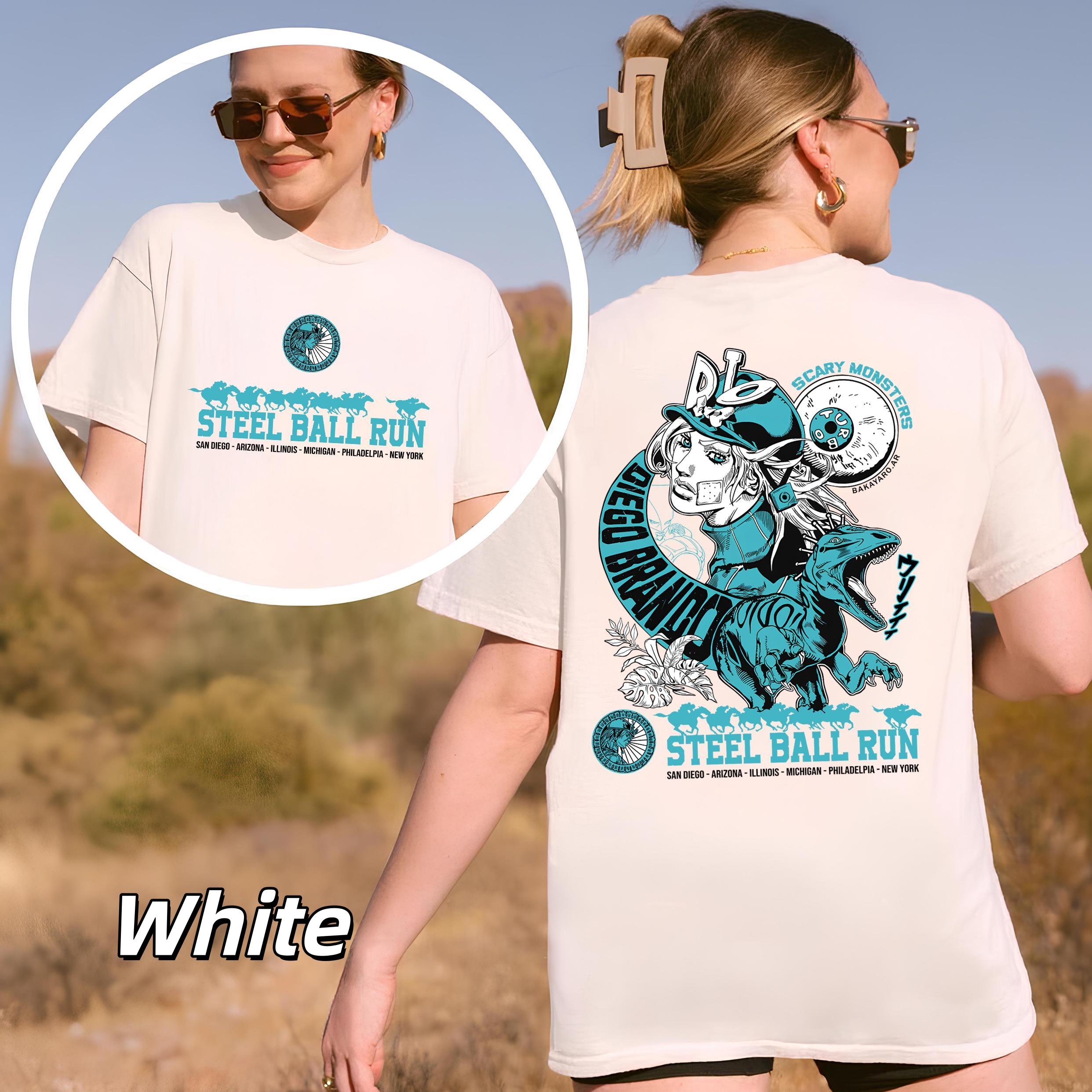 

Diego Brando 2026 JoJo Steel Ball Run Anime Graphic Unisexs TShirt Unisex ONeck Cotton Short Sleeve Y2k Oversized Popular Tee 4XL
