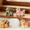 Easy Releasing Squirrel Silicone Mold Planter Molds Suitable for Creating Unique Resin Crafts and Decorative Holders