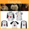 Camiseta de Manga Larga Stranger Things Club Fuego Infernal Impresión Digital 3D Cosplay Regalo para Fan