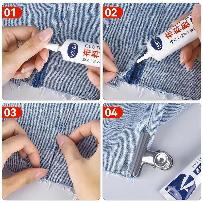 Leather Fabric Fabric Sewing Glue Liquid Fast Strong DIY Glue Bonding Instant Multipurpose Adhesive Repair Coat Repair Tool