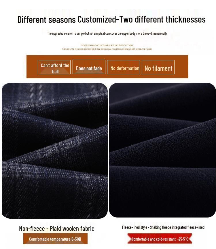New Autumn/Winter Plus-Size Plaid Wool A-Line Midi Skirt for Women with Slimming Wide Hem