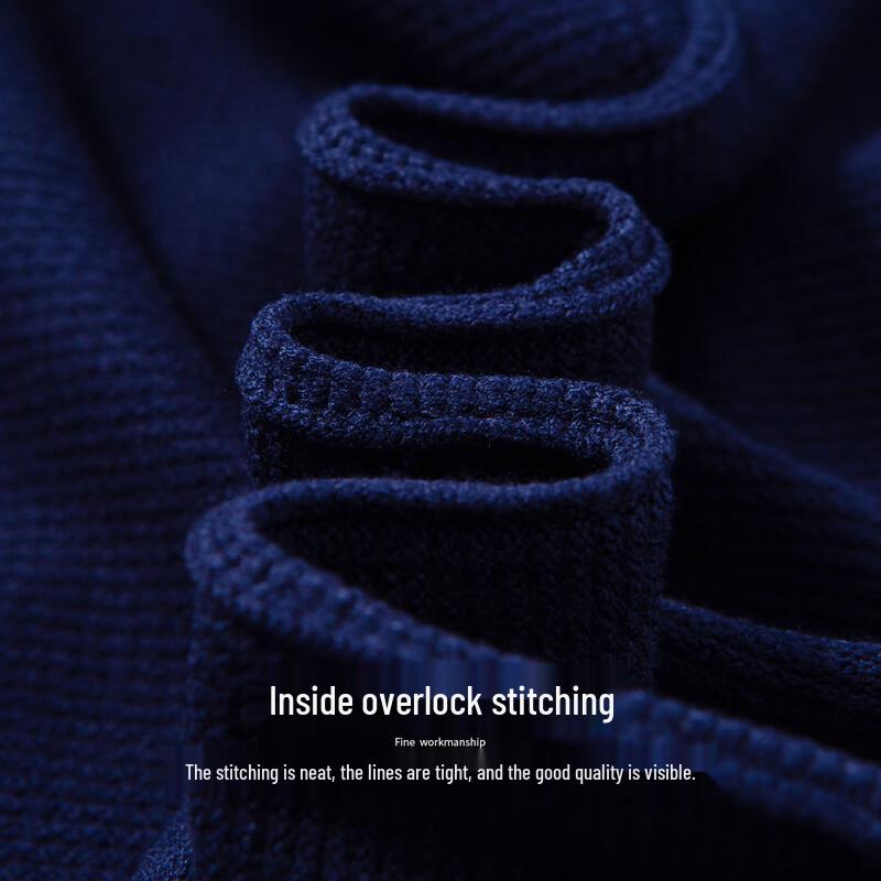 Hodo Men's Jacquard Faux Two-Piece Shirt Collar Knitted Sweater