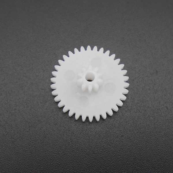 200PC 0.5 Modulus 0.5M Double Gear Reduction Bilayer Gears 34 Teeth 10 Teeth Aperture 2MM 2.05mm 2B Loose Fitting 34T 10T 34102B