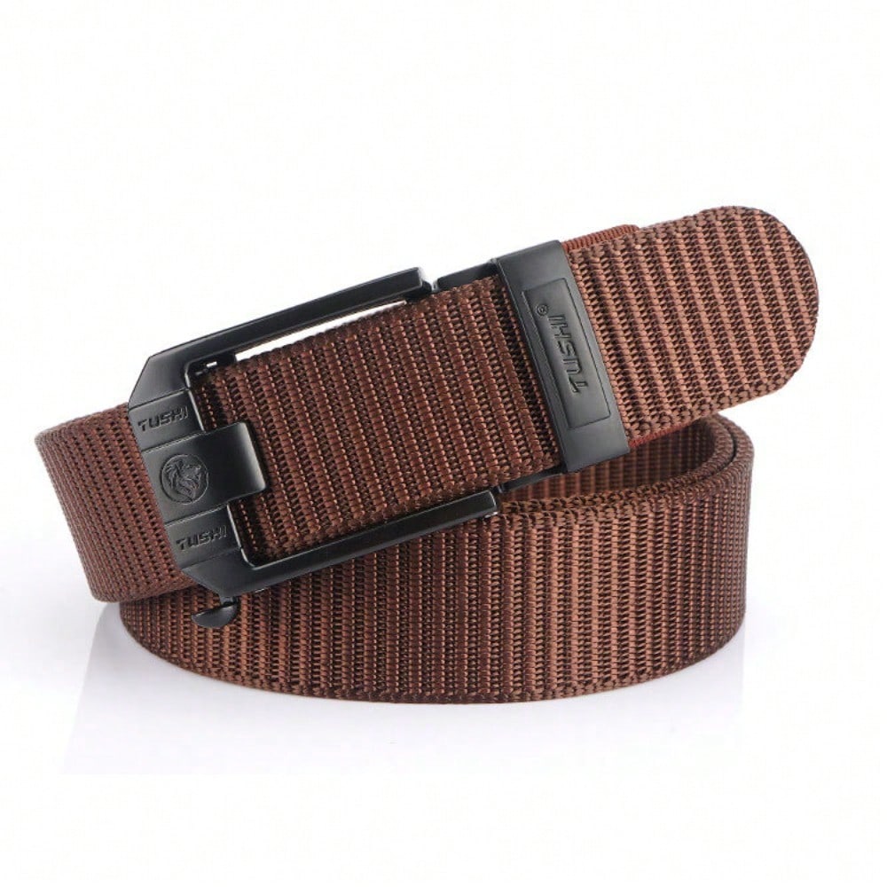 Toothless Automatic Buckle Belt, Thickened Belt, Versatile Casual Outdoor Belt