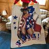 Music B-Beyonce Throw Flannel Cozy Print Blanket, Portable, Durable Machine Washable Cute Cool