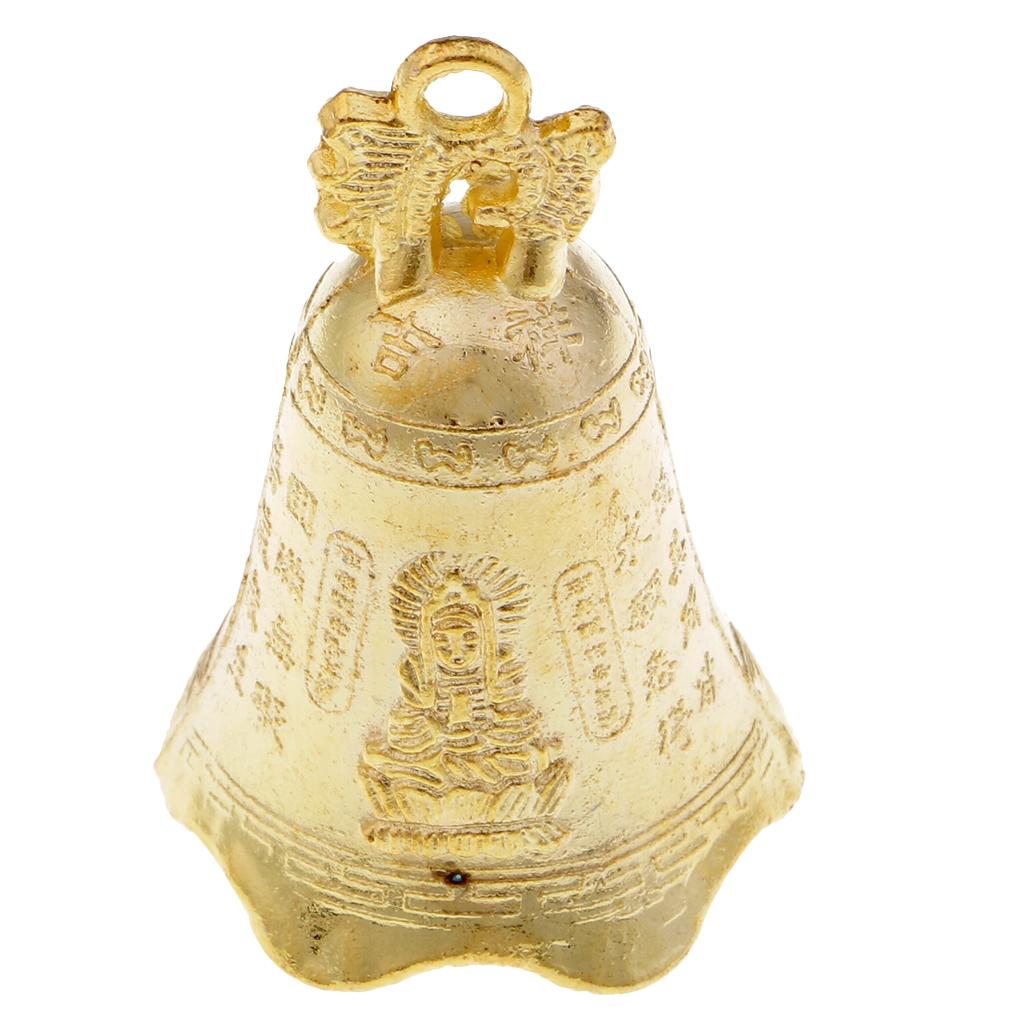 Decorative Vintage Wind Chime Hanging Metal Ornament Fortune Mascot for Office Living Room Wall Decor