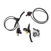 MT200 Hydraulic Disc Brake Set Left Front 800mm Right Rear 1550mm 2 Piston Aluminum Alloy Disc