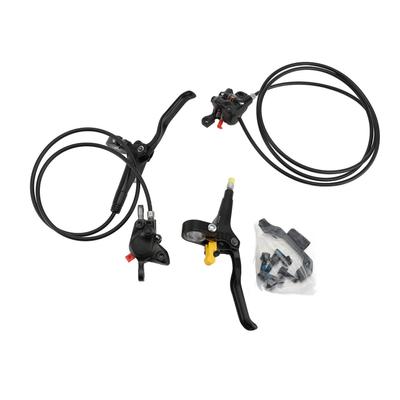 MT200 Hydraulic Disc Brake Set Left Front 800mm Right Rear 1550mm 2 Piston Aluminum Alloy Disc