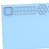 Silikon-Bastelmatte für Kinder, Kunst, wasserdicht, gefaltet, Aufbewahrungsblatt, Basteln
