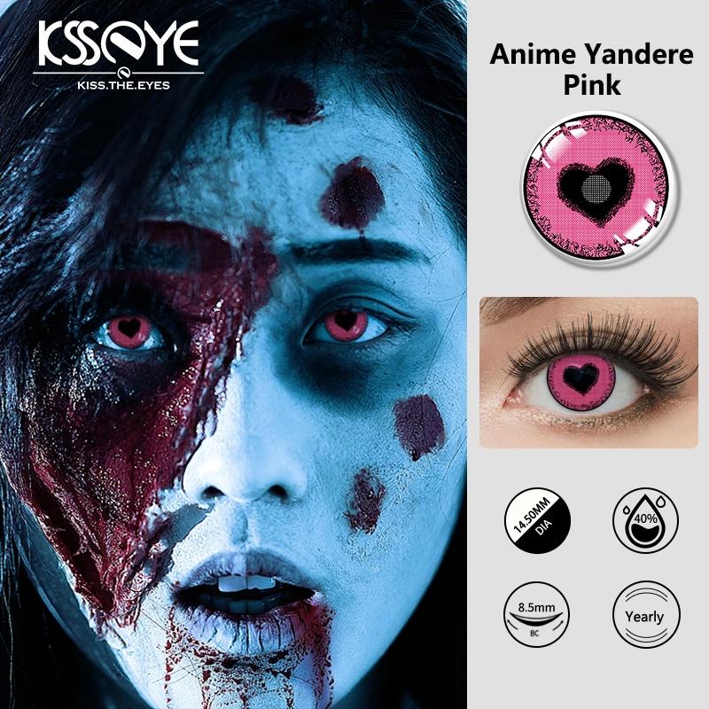 

Контактные линзы KSSEYE для Хэллоуина, 14,5 мм, цветные, 2 шт./пара, уникальные контактные линзы для ролевых игр, закрывающие глаза, анимационные