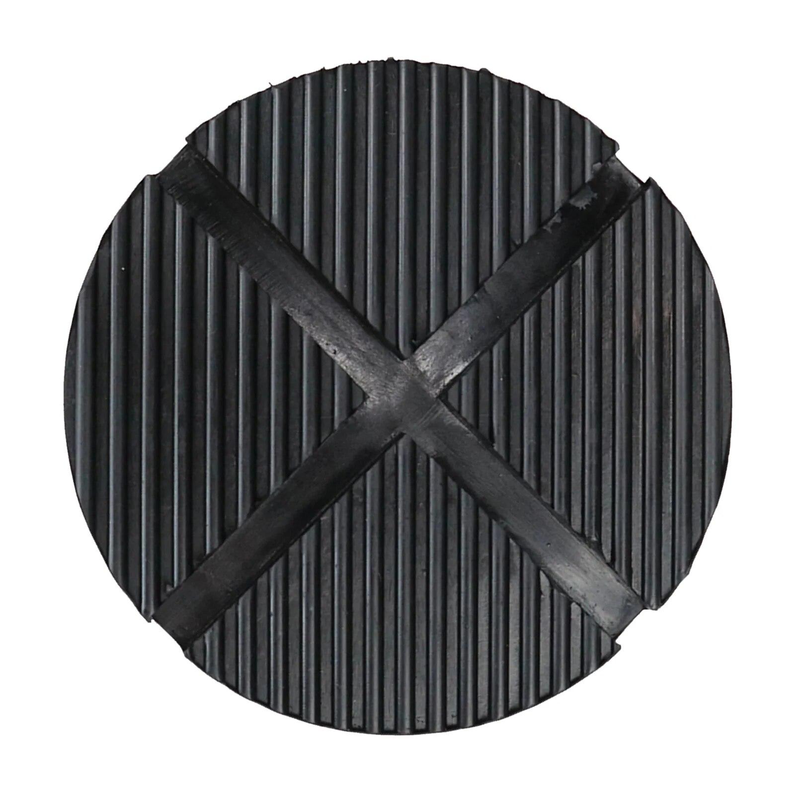 

Автомобильный резиновый домкрат с прорезями в полу, защитный адаптер для рамы, адаптер для подъемного диска, инструмент для зажимного сварного бокового подъемного диска 12,5 см чёрный