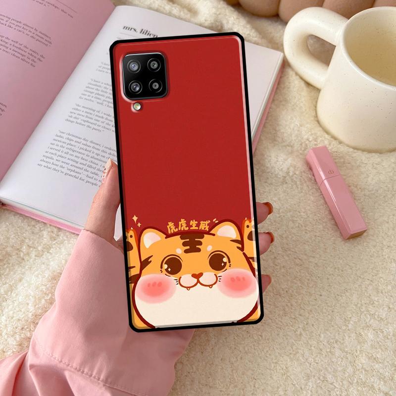 

Забавный Мультяшный Тигр Для Samsung Galaxy A06 A16 A26 A36 A56 A52 A53 A33 A13 A34 A54 A14 A15 A35 A55 A22 A32 Чехол Samsung A14