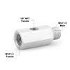 1Pc Car Oil Pressure Sensor Adapter Steel Side Hole 1/8 NPT Internal Thread M12 M10 M14 1/4NPT Gauge Interface