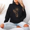 Mystical Hand Womens Hoodie Pyramid Occult Symbolism Gothic Funny Gift