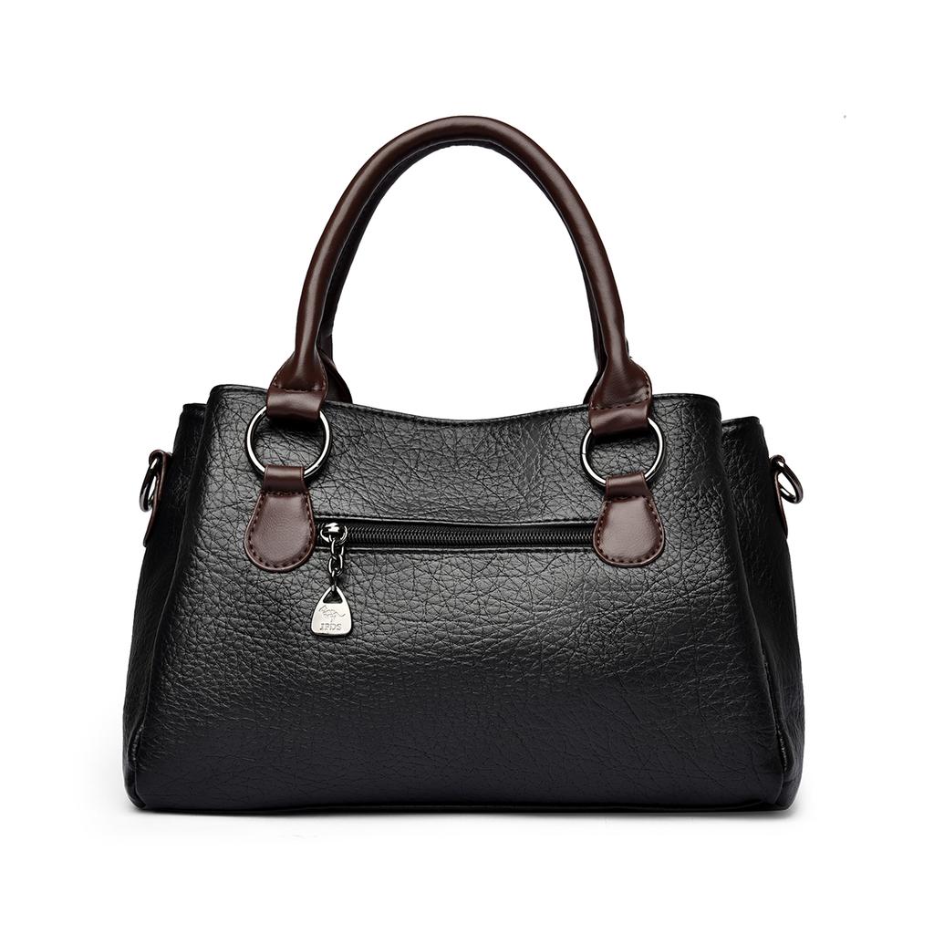 Elegant Womens Leather Handbag Tote Bag Shoulder Bag Top Handle Purse Crossbody Bag