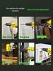 Deli Multifunctional Electric Drill & Screwdriver with Lithium Battery - Pistol Style, Household Rechargeable Power Tool with Flashlight.
