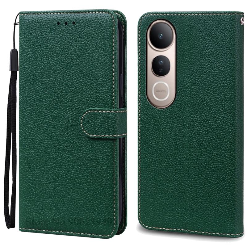 For Vivo V50 Lite Case Leather Wallet Flip Cover For Vivo V50 Lite 5G Case Stand Book Phone Cover Coque Fundas Shell