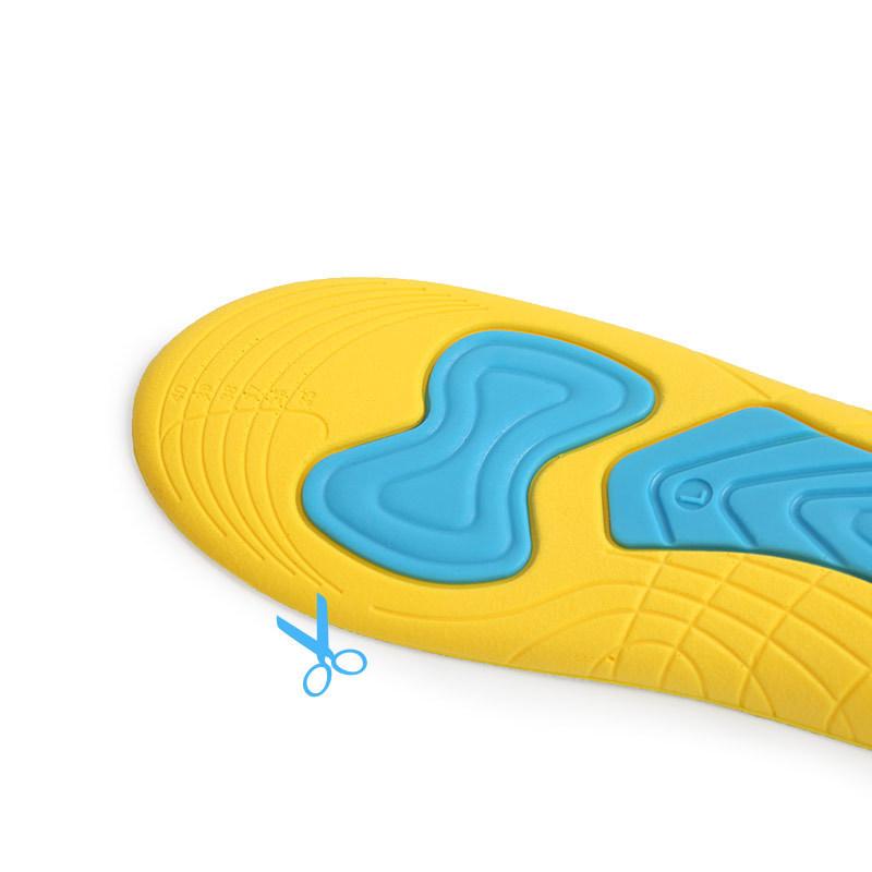 Super Soft Sports Insole Breathable Sweat-absorbing Basketball Shock Absorption Thickened Elastic Running Soft Summer Military Training Insole