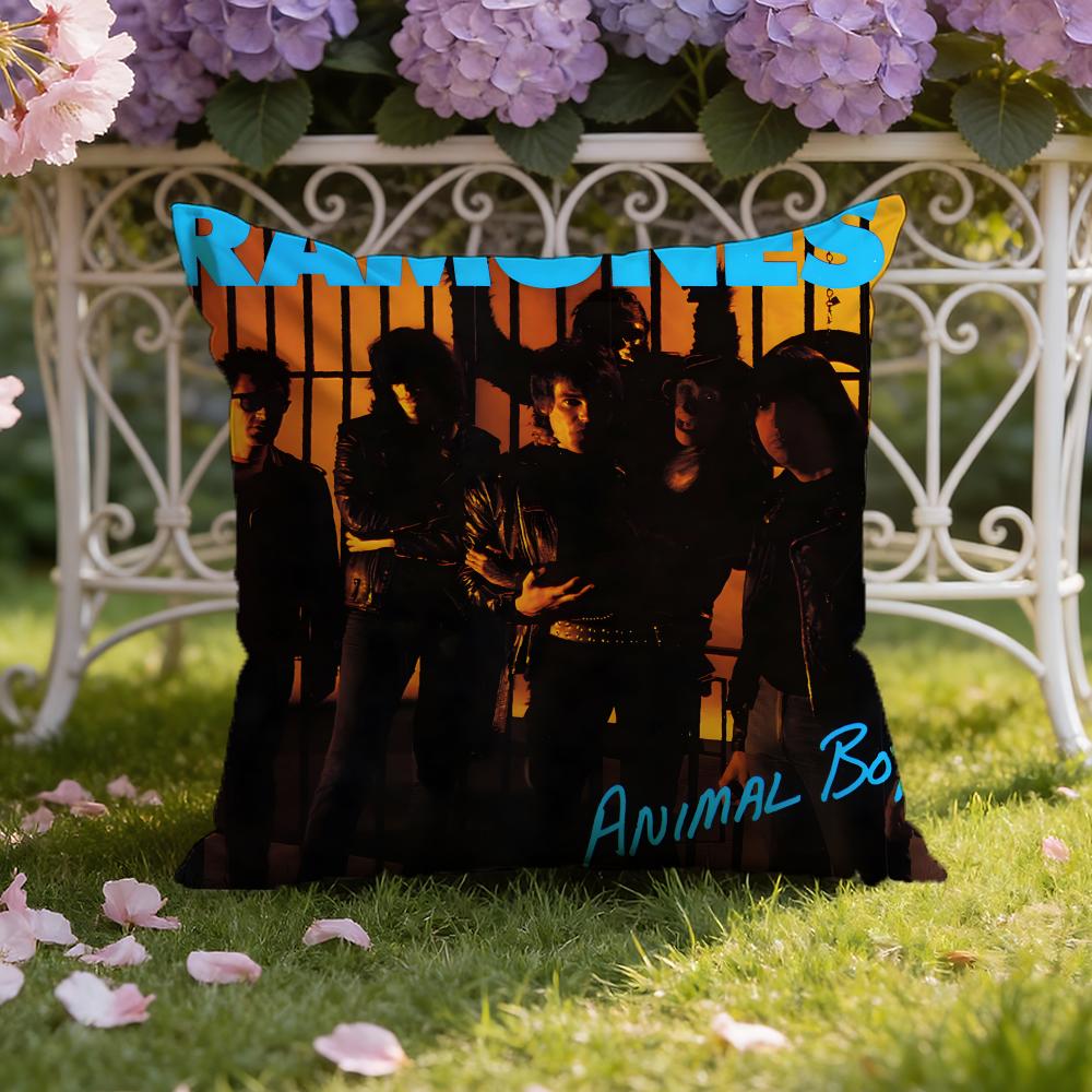 Band R-Ramones Cushion Cover Home & Car Dual-Scene Pillow Cover: Reversible for Premium Comfort