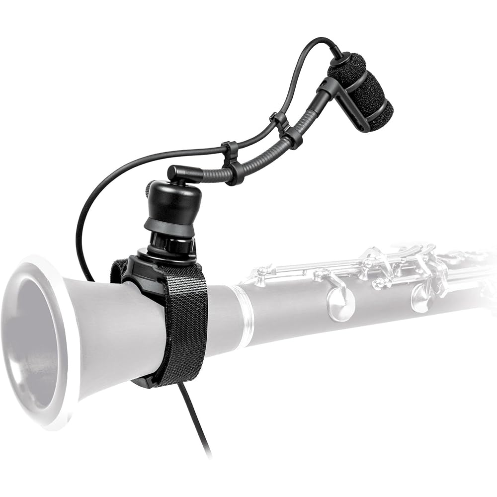 Audio-Technica ATM350W condenser microphone for collecting musical instruments/woodwind/flute/cla...