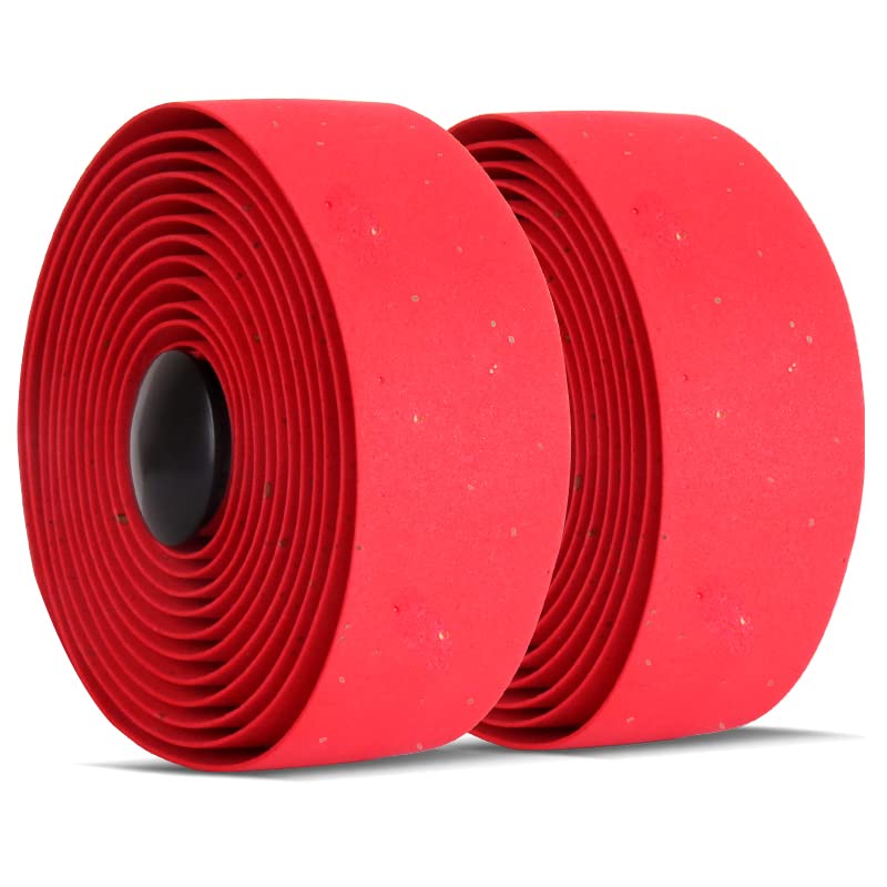 Cork Bar Tape Bicycle Anti-slip Shock Absorbing EVA Double-Sided Tape 1900*30*3mm