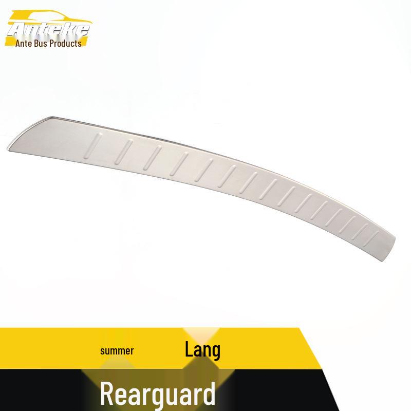 Sharan Rear Bumper Bright Strip: Stainless Steel Trunk Protector & Exterior Accessory