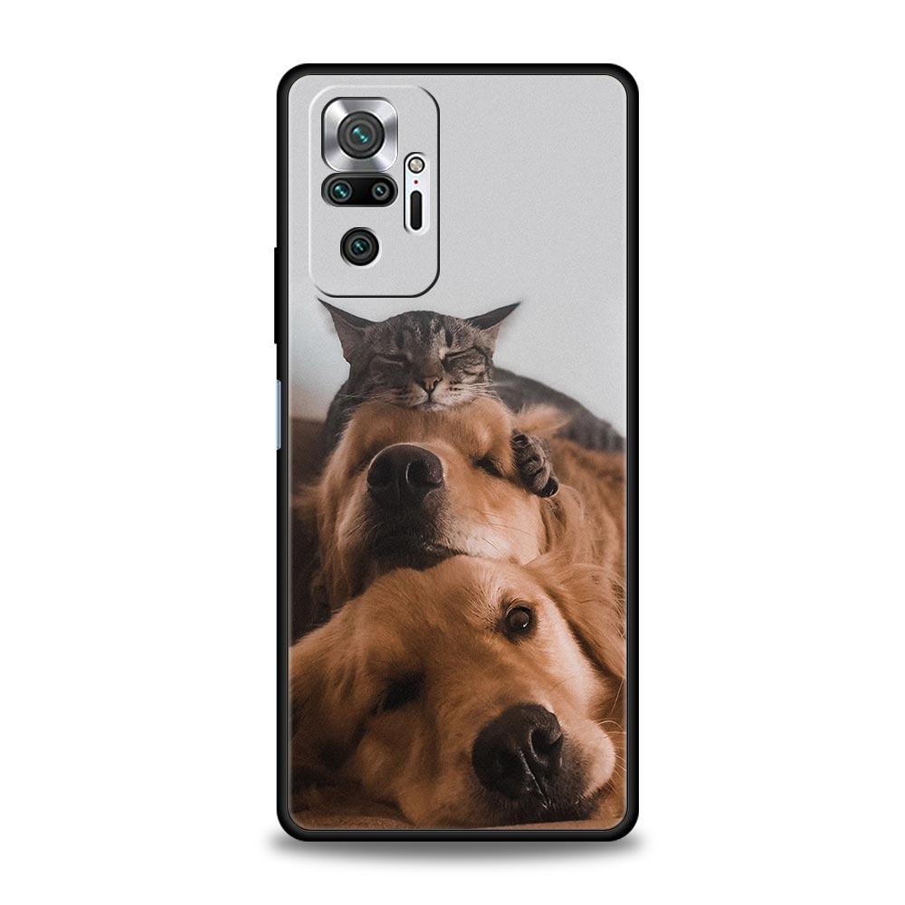 Labrador Golden Retriever Dog Phone Case For Xiaomi Redmi Note 14 13 12 5G 9S 9 10 11 Pro Plus 9T 14C 13C 12C 10C 9C 9A Cover