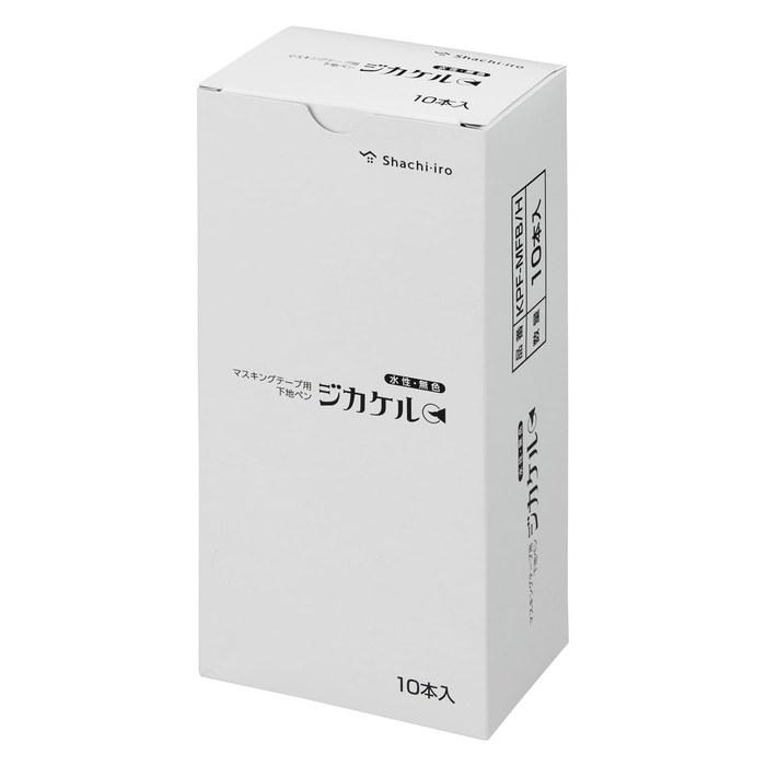 Shachihata Masking Tape Base Pen Jikakeru 10-Pack KPF-MFB/H_10 Clear