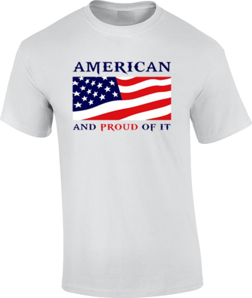 American And Proud Of It US Flag T-Shirt Patriotic Tee XXXL