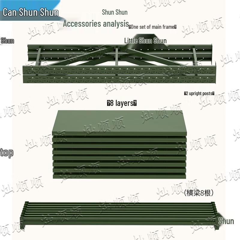 Canshunshun Heavy-Duty Modular Outdoor Utility Rack