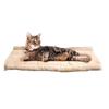 Two-In-One Cat Cave and Bed with Self-Heating Thermal Core No Electric Blanket
