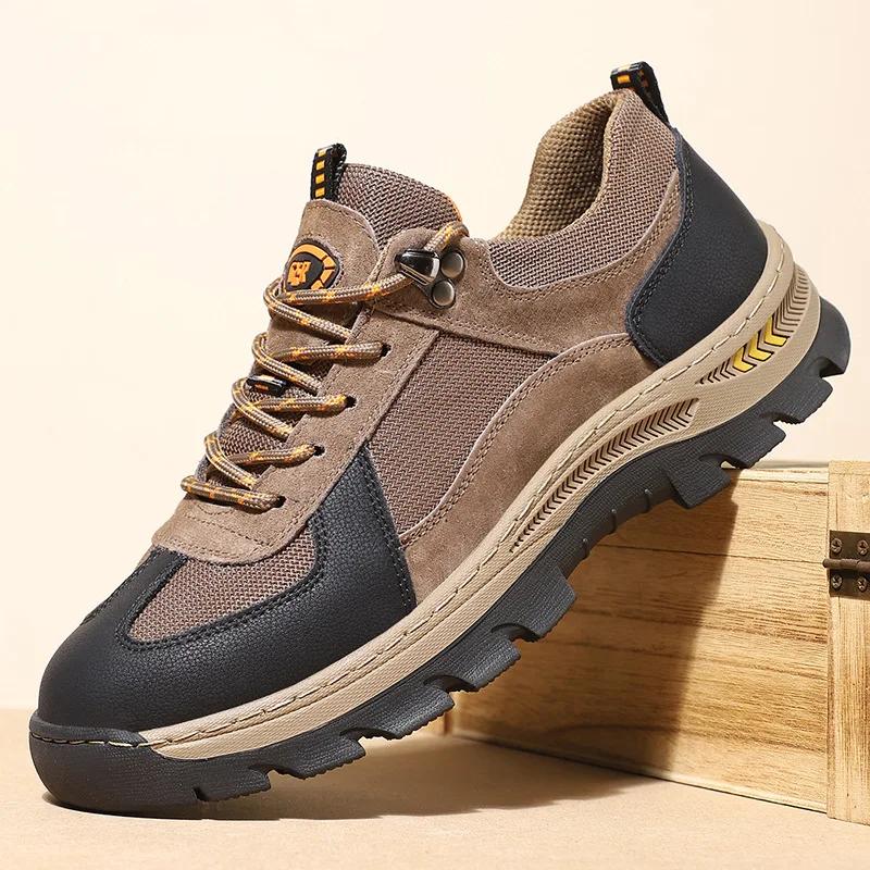 

Men Casual Shoes Fashion Chunky Sneaker Outdoor Breathable Comfortable Casual Sport Hiking Shoes 44 шоколадний
