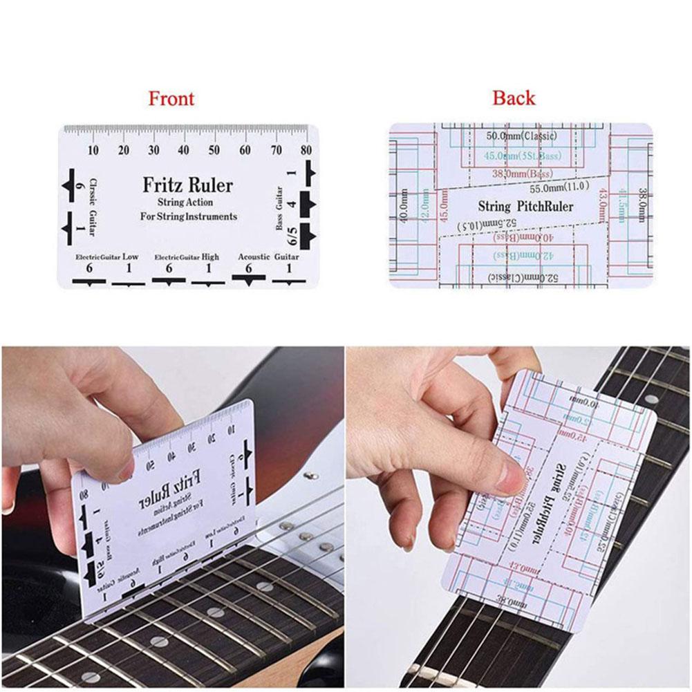 20 X 20 cm Gât crestat șir Fret Slot Depths Sliver White