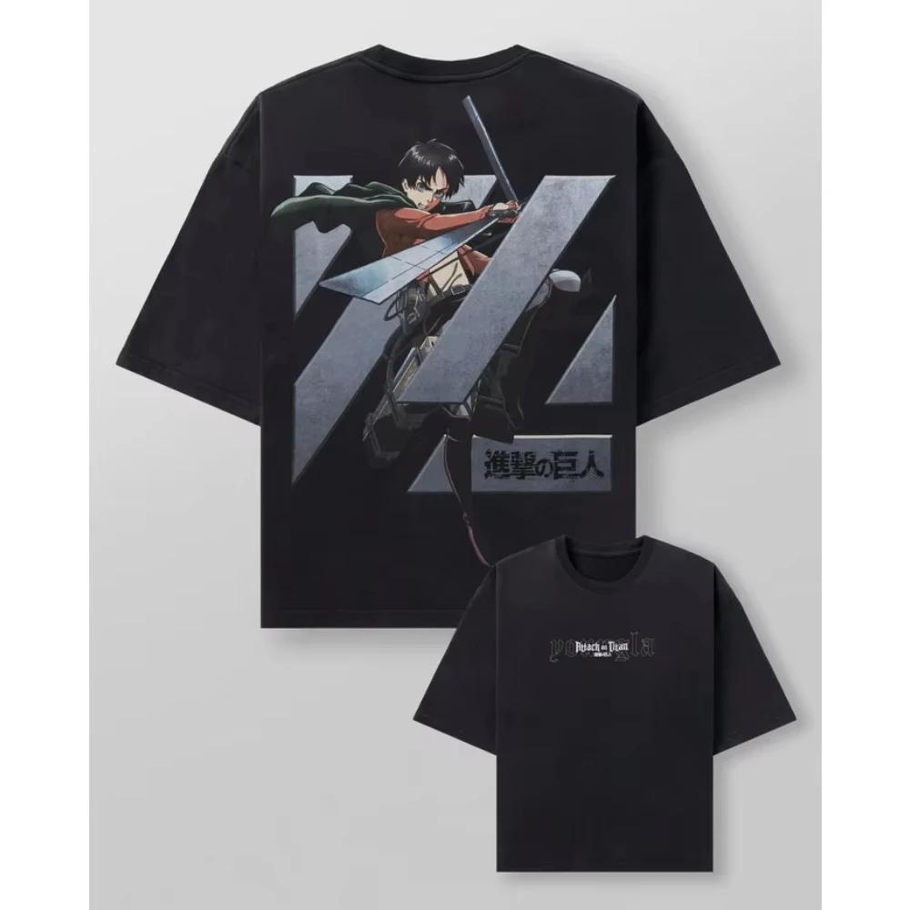 Hot Sale Japanese Animation Y2K Pattern Printing Trend Brand Short Sleeve Men Women Ins High Street Summer T-Shirt