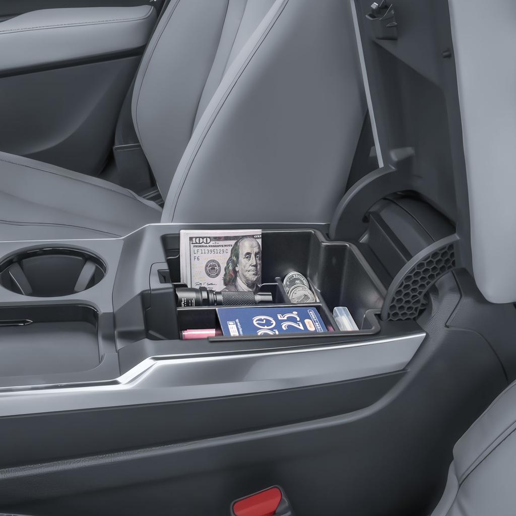 Mittelkonsolen-Aufbewahrungsbox-Ablage für 2025 Acura RDX Zubehör Armlehnen-Aufbewahrungsorganizer Münz-Handyhalter Sekundäres Zubehör