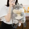 Phone Bag Cat Plush Backpack Animals Cartoon Plush Schoolbag Little Cat Doll Shoulder Bag  Girls