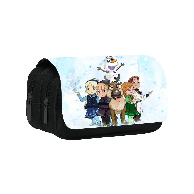 Frozen Ice Snow Queen Pencil Case With Large Capacity For School And Office Use