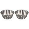2 Stück Edelstahl Runde Form Verstopfungssicherer Dachablauf Bodenablauf für Garten Balkon(75 mm)