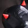 1pair Cool Motorcycle Helmet Horn Wing Shaped Moto Helmet Decoration  Scooter