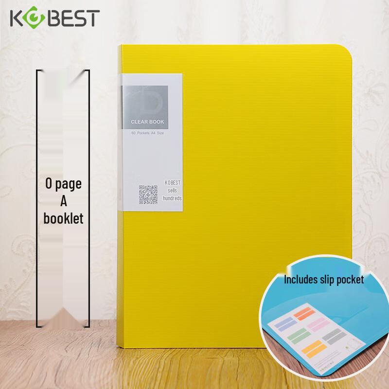 

JY A4 Loose-Leaf Folder with Transparent Inserts