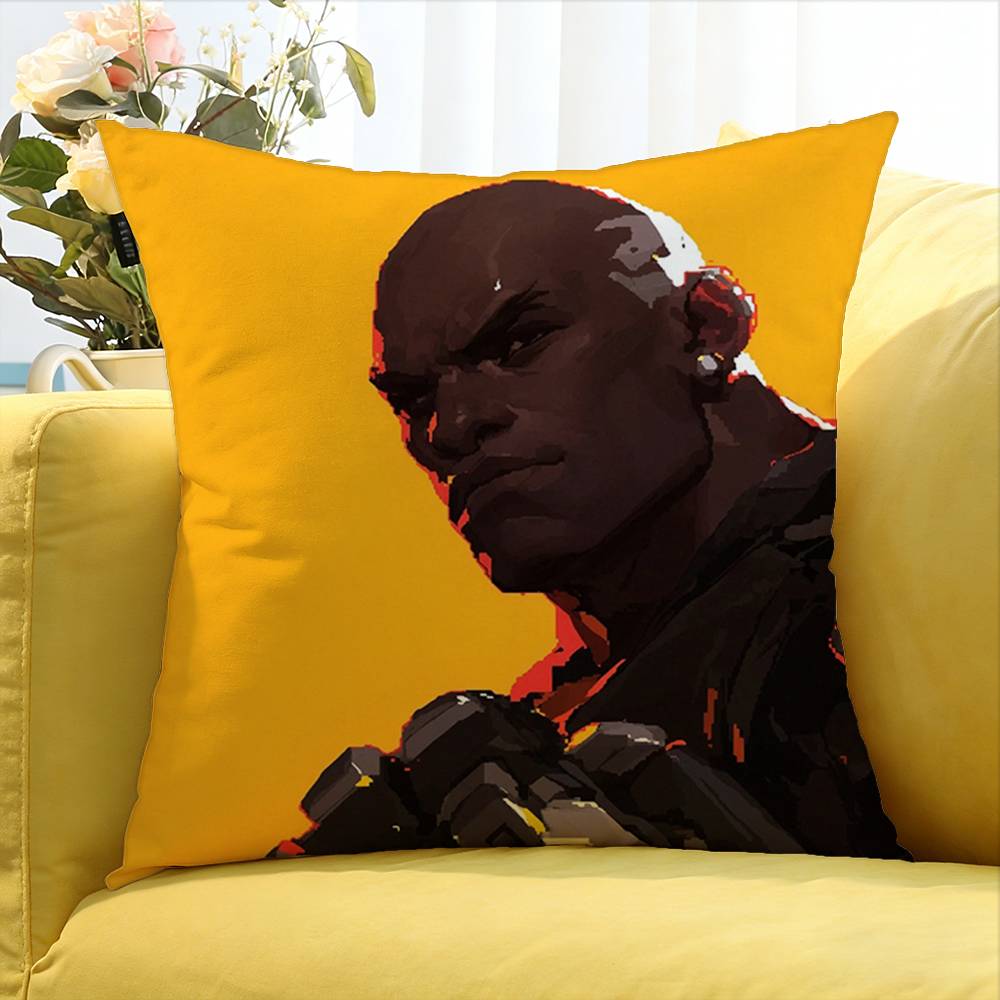 Pop Game OOverwatchS Various Sizes Square Pillow Case For Car Home Bedchamber Decor