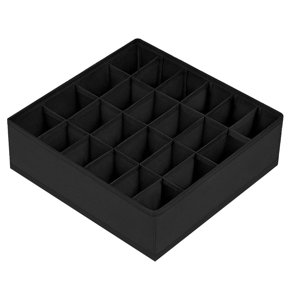 Clothes Ties Underwear Storage Organizer Foldable Large Capacity Drawers Clothes Organizer Compartments 24-Grid