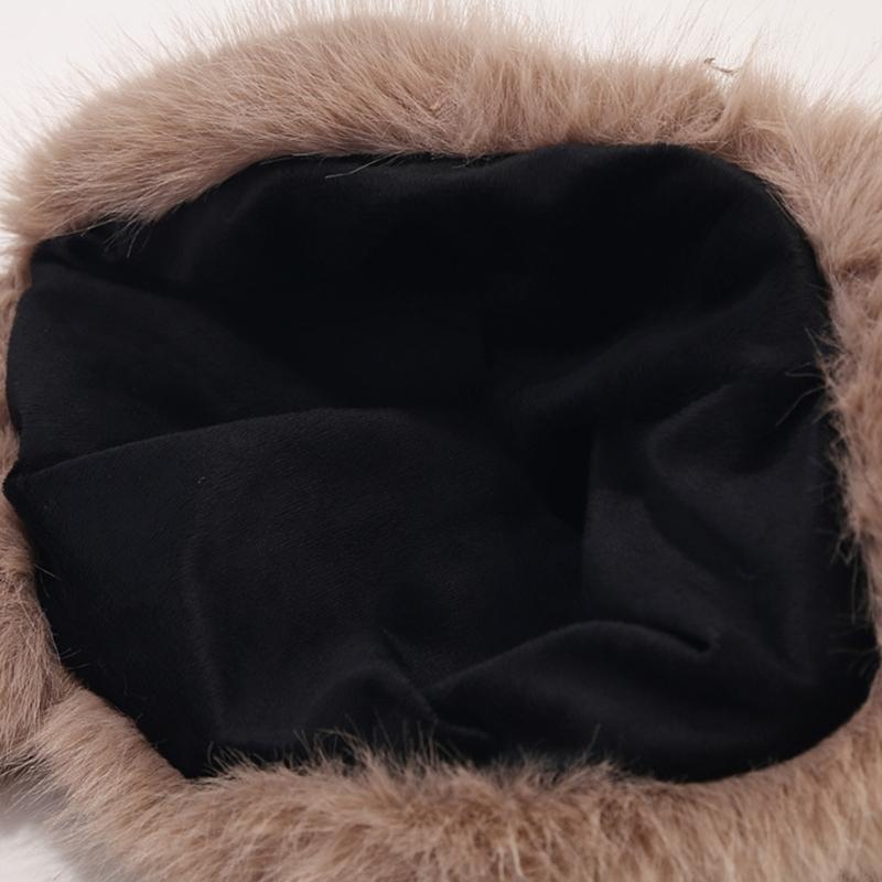 Teens Keep Warm Bear Ear Shape Hat Winter Driving Trapper Hat for Sweet Girls