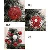 12pcs/box 7CM Christmas Tree Ball Snowflake Foam Ball Crafts New Christmas Ball  Home Party
