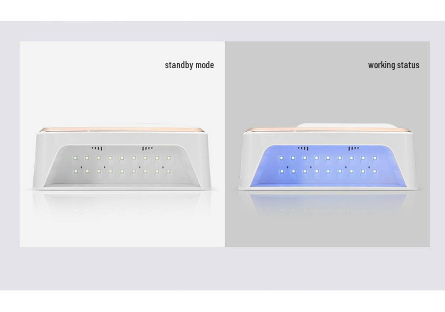 Wearable UV Nail Lamp for Two Hands – High Power Nail Art Phototherapy Lamp with Large Space