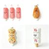 Kawaii Foodshaped Plush Pendant With Pp Cotton For Backpack And Keys