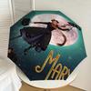 1PC Mary Poppins Automatic Open/Close Umbrella with Windproof, 8-Rib Sturdy Canopy, Durable Ribs, Fashionable Design,1281A